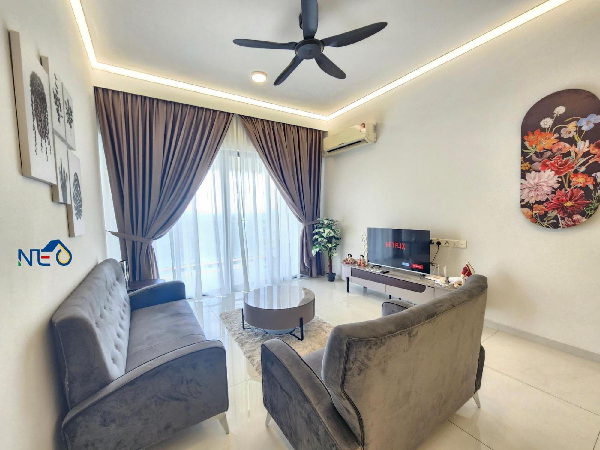 Country Garden Danga Bay Instyle Sea View Homestay Suite By Neo ジョホールバル 部屋 写真